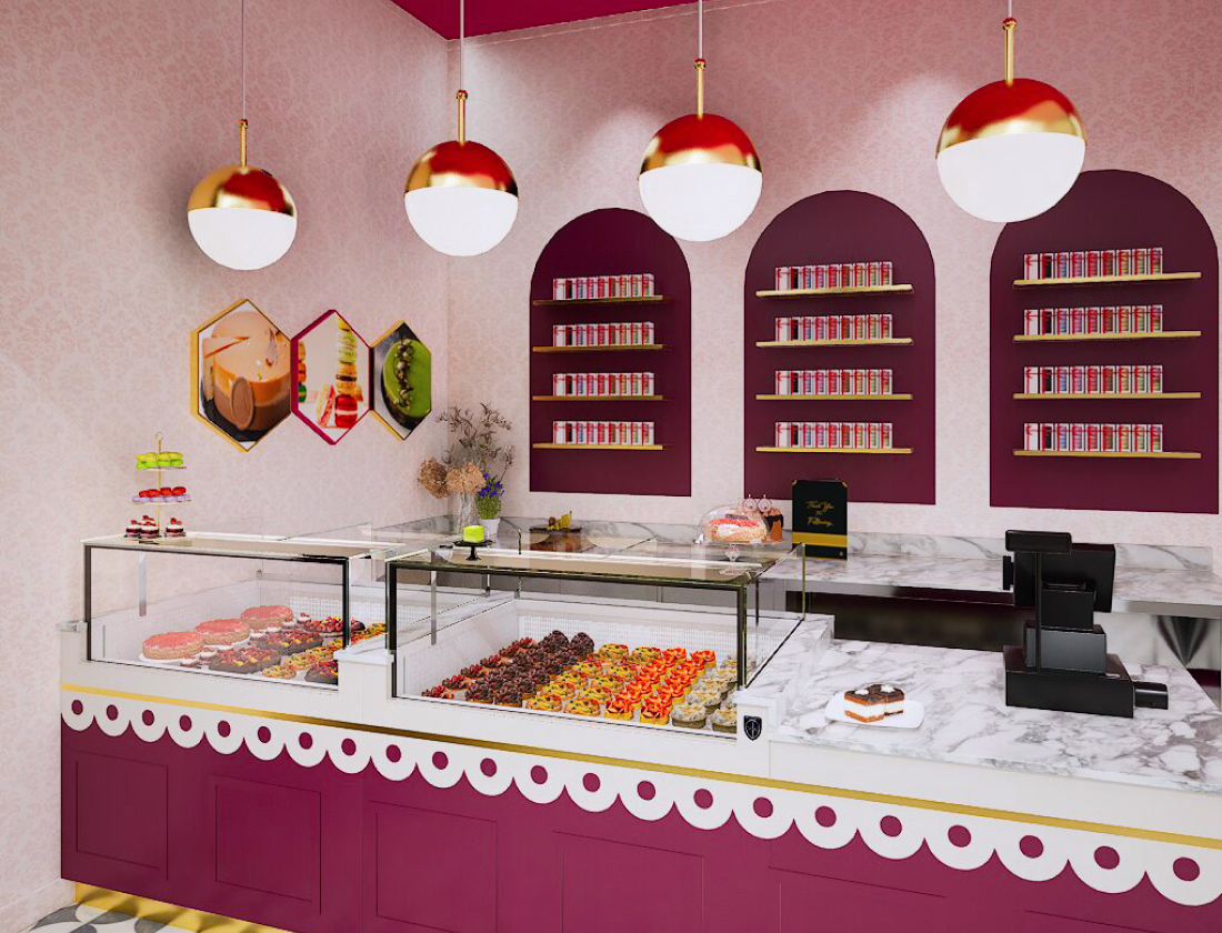 Pastry Shop background
