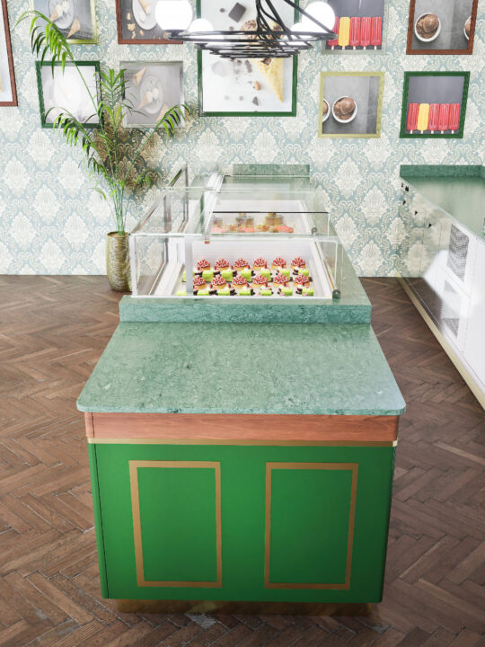 Classy Pastry Green (S)-Checkcounter B