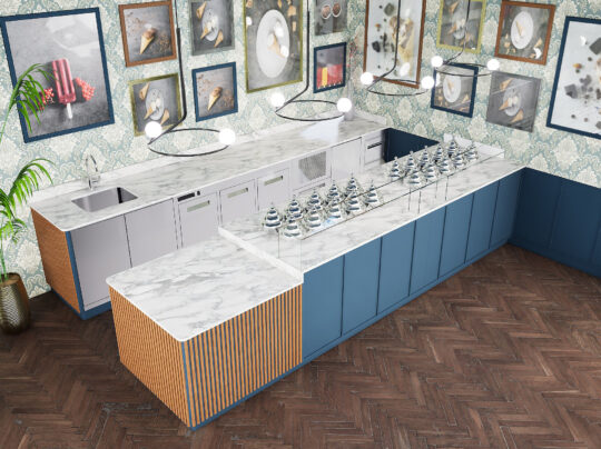 Classy Gelato shop(S)-overview